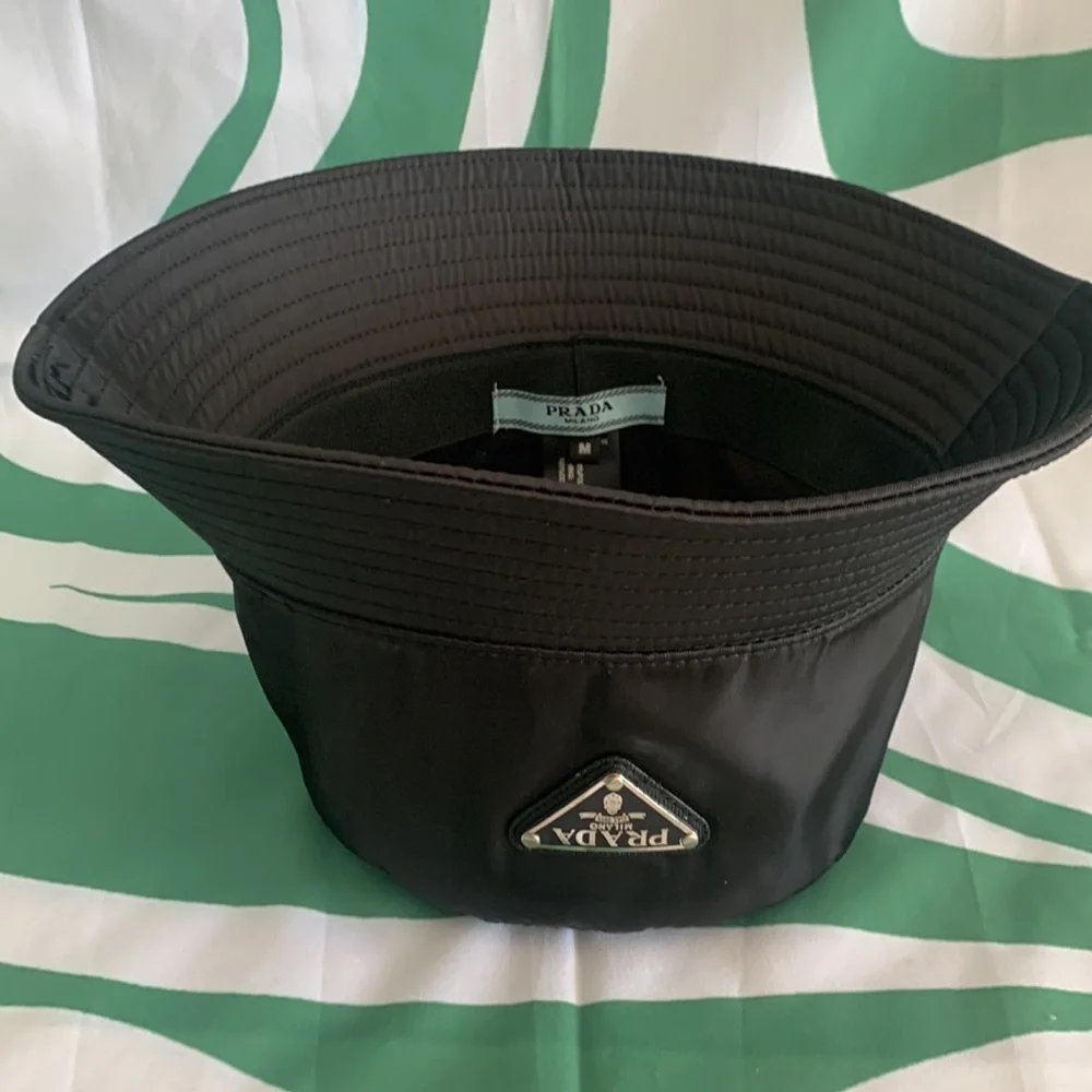 Prada Black Bucket Hat - Picture 5 of 5